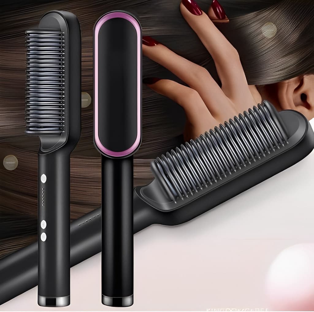 - Escova Pro alisadora modeladora e chapinha  3 em 1 BIVOLT