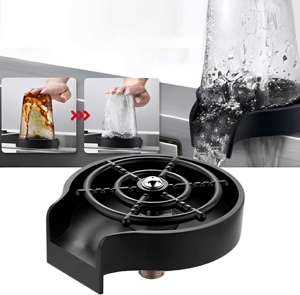 Lavadora Automática de Pia para Copos, Taças e Coqueteleira - Ideal para Cozinha Bar e Restaurante