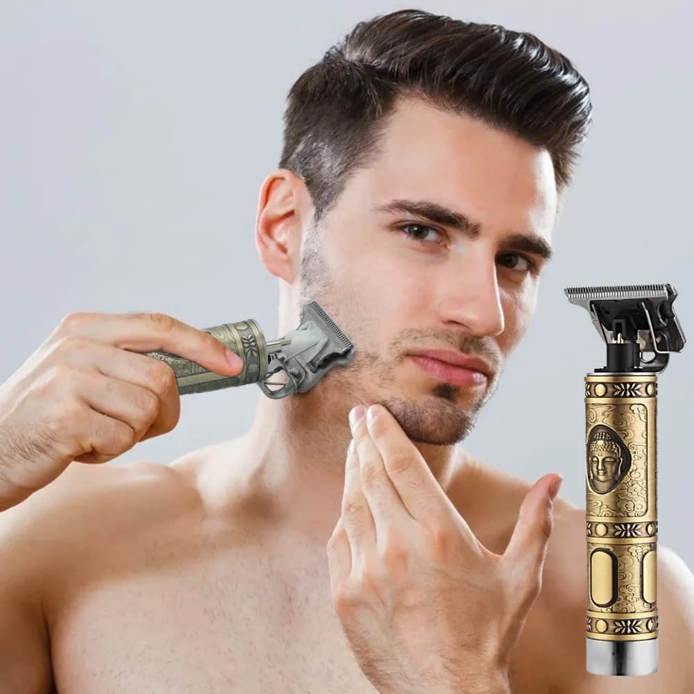 Maquina de Acabamento Profissional Vintage Barber: O Corte Perfeito para o Seu Estilo!
