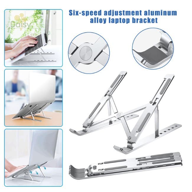 Suporte Notebook P1, Regulável, Ergonômico e Portátil Home Office (BRANCO)