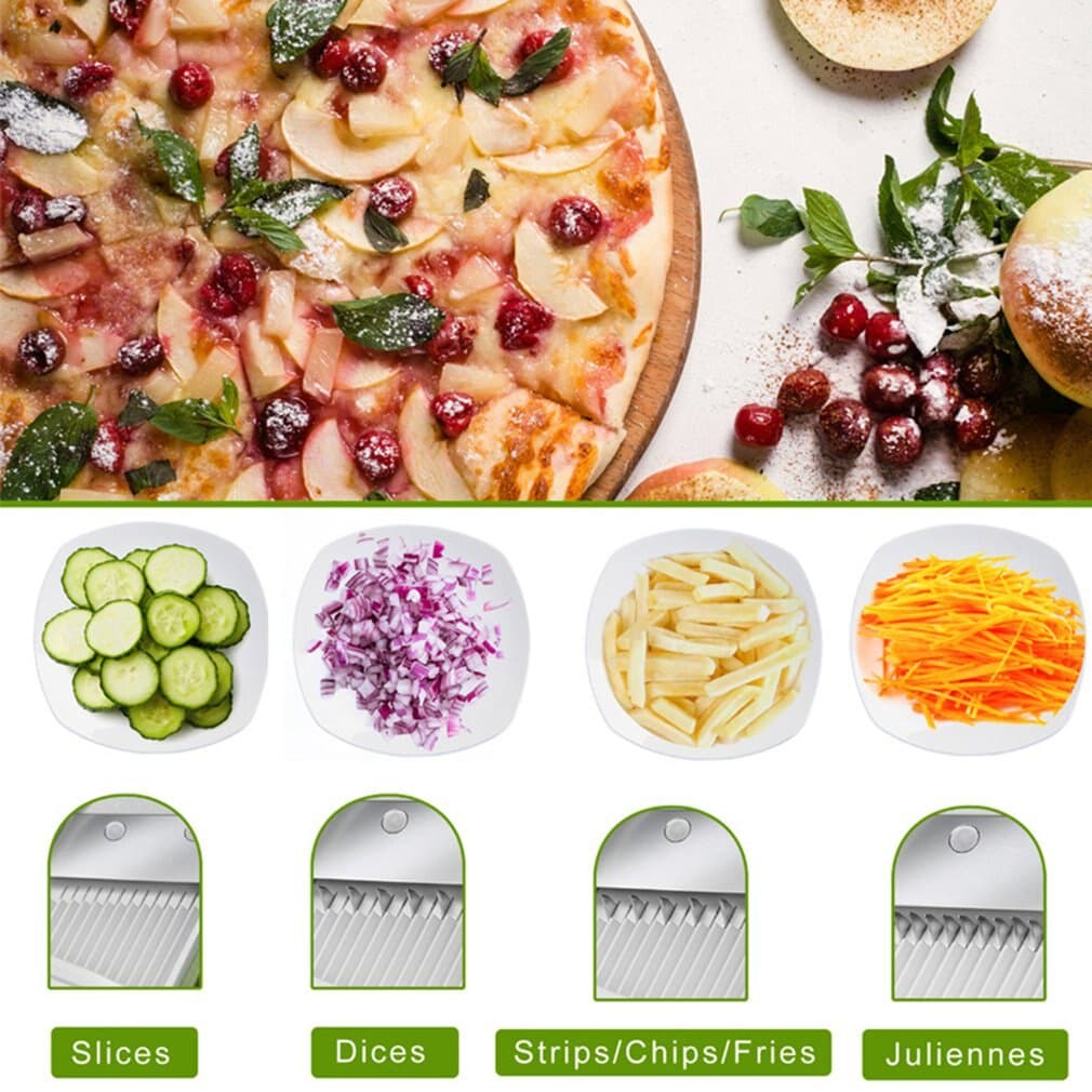 Multi Cortador de Legumes e Verduras 24 formas diferentes para você cortar Aço Inox