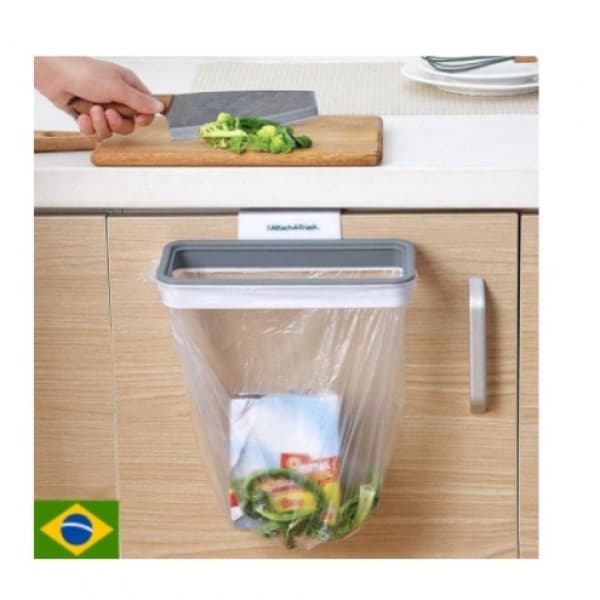 Lixeira com suporte para armário embutido 4 L portátil Cozinha