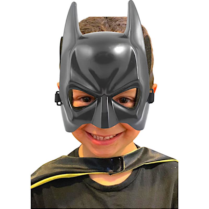 Máscara do Batman Infantil e Adulto Herói Masculino Festa Fantasia Cosplay Carnaval Acessório Festas
