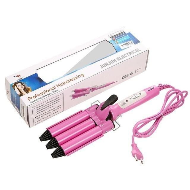 Chapinha Triondas Ondulador Formador Triplo Modelador de Cachos Cabelo