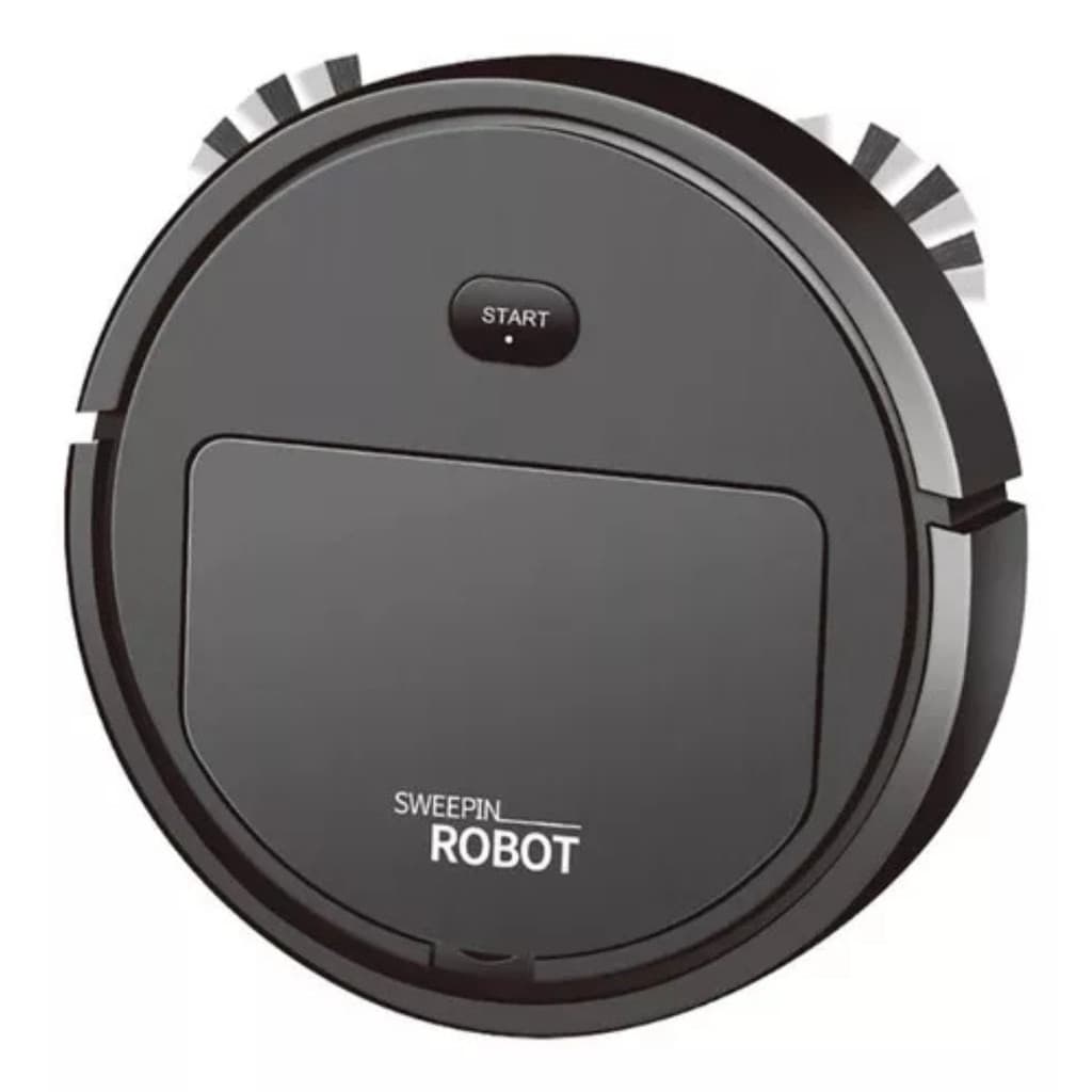 Robô Aspirador de Pó Recarregável Sweepin Robot - Preto