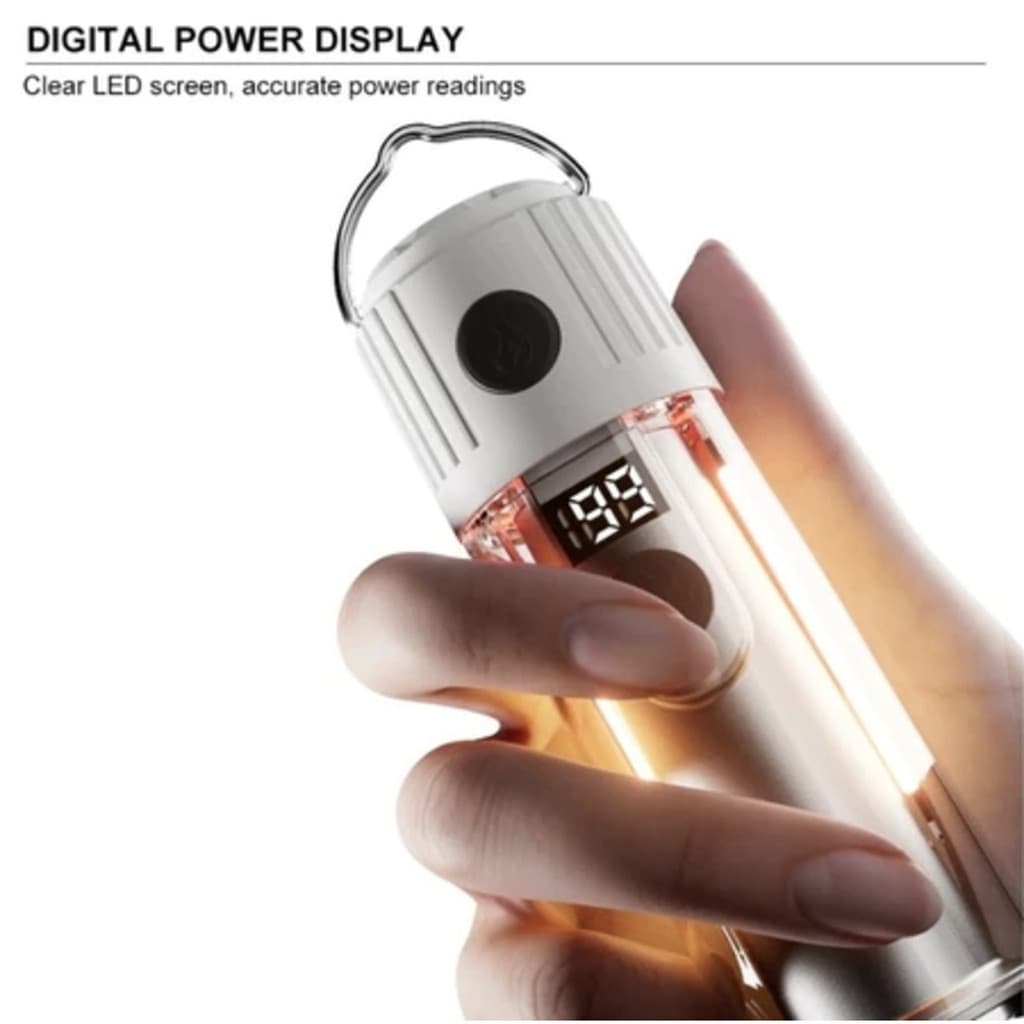Lanterna LED Recarregável Super brilhante Modelo Tocha Portátil Para Camping Com Alto Brilho AM FASHION