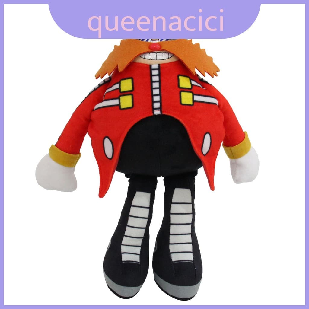 Pelúcia Dr. Eggman 12 Polegadas – Sonic the Hedgehog, Macio e Fofinho, Brinquedo Perfeito para Crianças