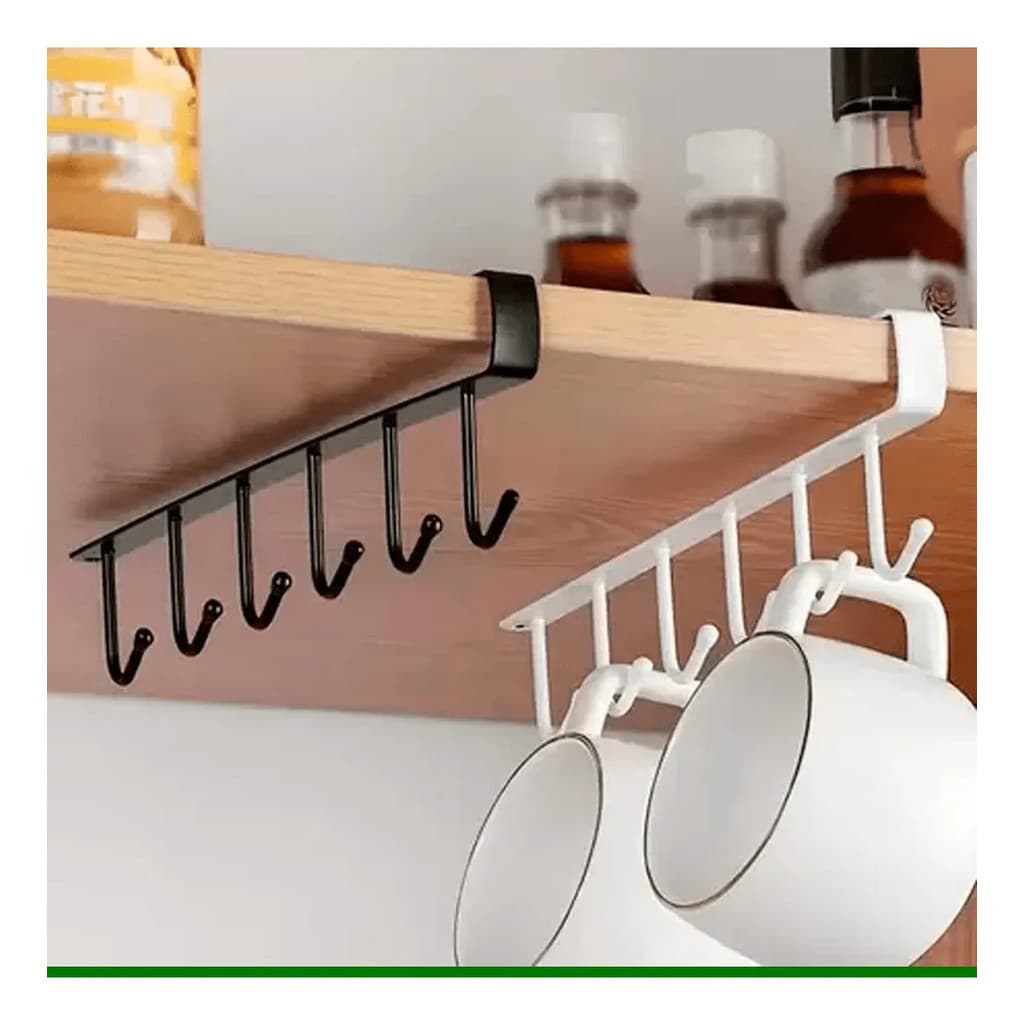 Suporte 6 Ganchos Multiuso Snel Home