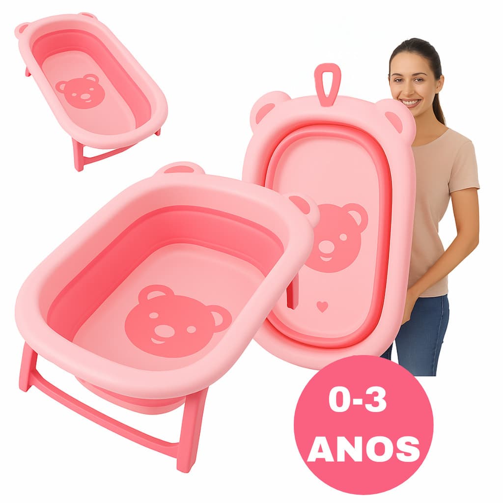 Banheira Infantil Snel Home Cor: Rosa