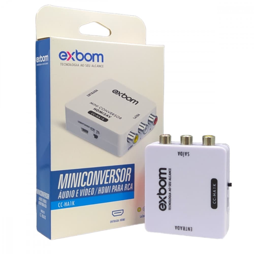 Adaptador HDMI para RCA Exbom: Conecte e Curta!