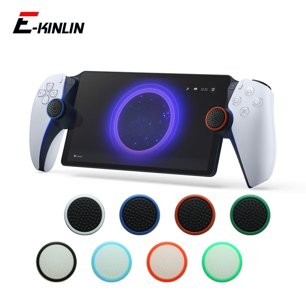 2 Pçs Polegares Apertos Silicone Luminoso Joystick Tampas Polegar Vara Capa Acessório Para PlayStation Portal