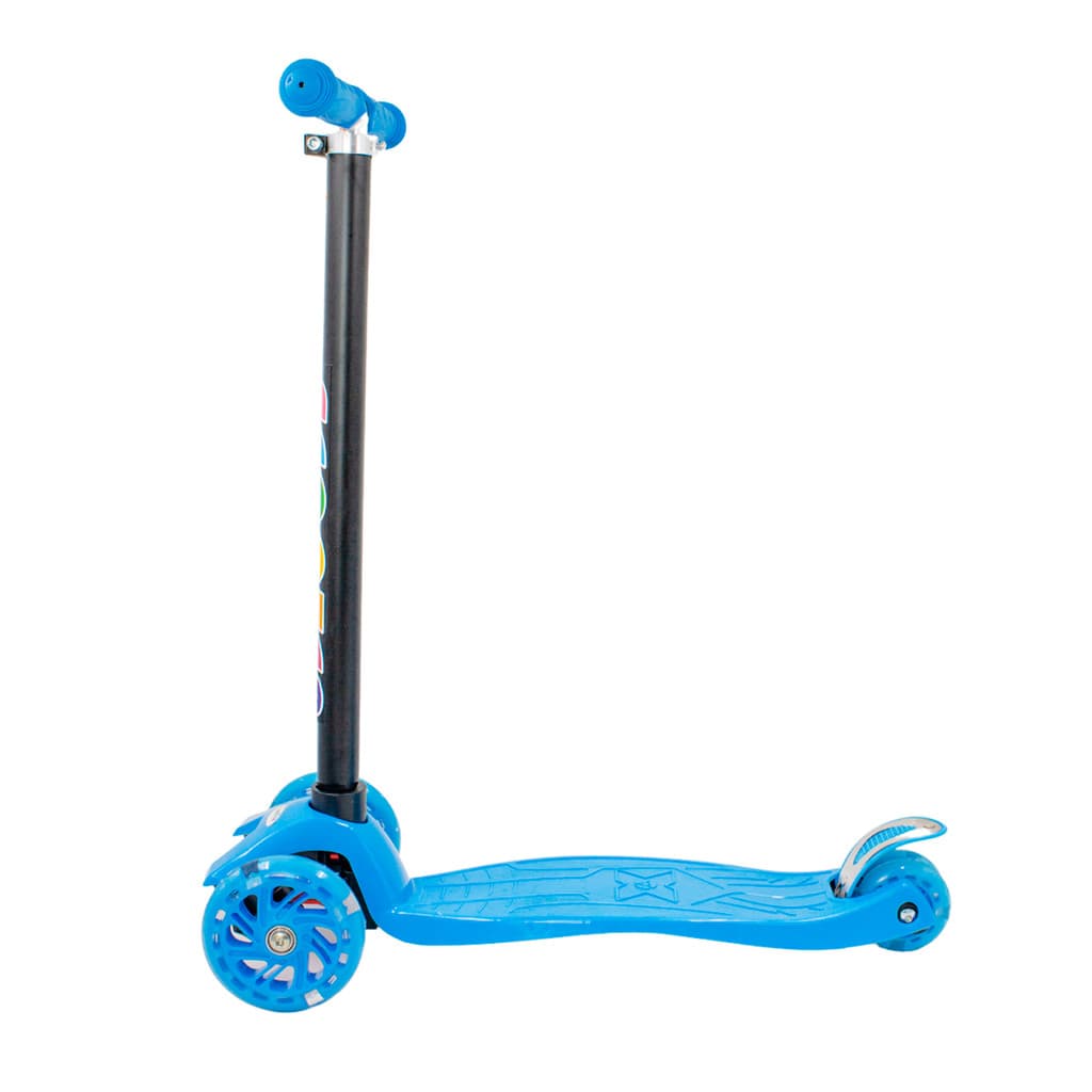 Patinete Infantil Regulável com 3 Rodas e LED - Até 60kg