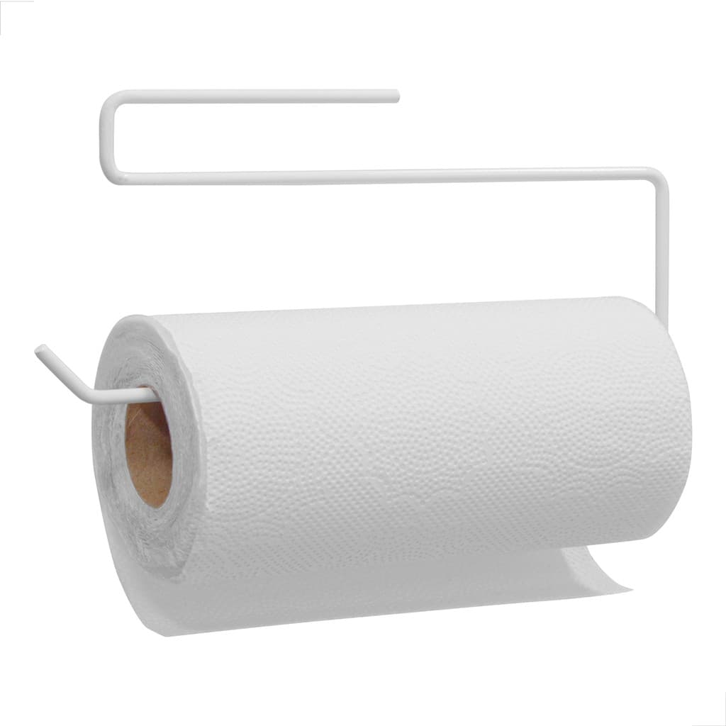 SUPORTE PARA ROLO DE PAPEL TOALHA PARA PRATELEIRA DE ENCAIXAR BRANCO