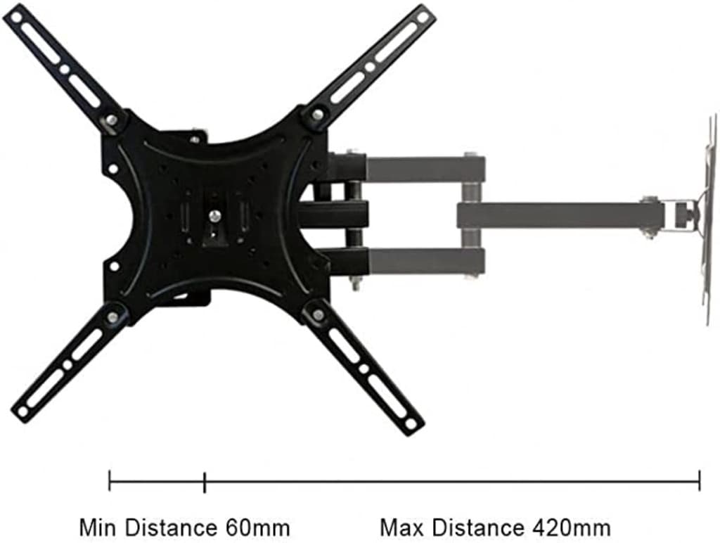 Suporte para TV 14 a 55 Polegadas Tri-Articulado De Parede Universal Até 50kg Reforçado