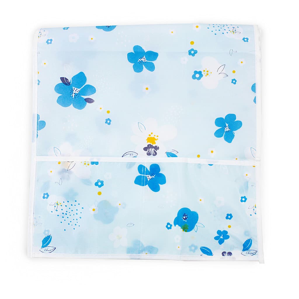 Capa Protetora Para Microondas Forno Eletrico Flor Azul