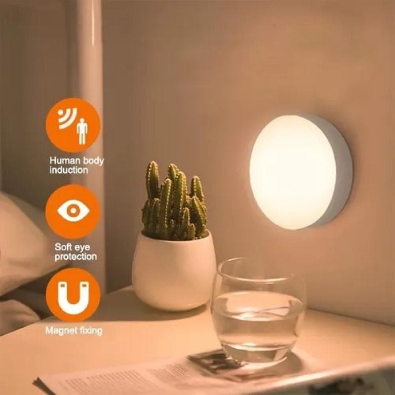Luminária LED com Sensor de Movimento Recarregável e Sem Fio
