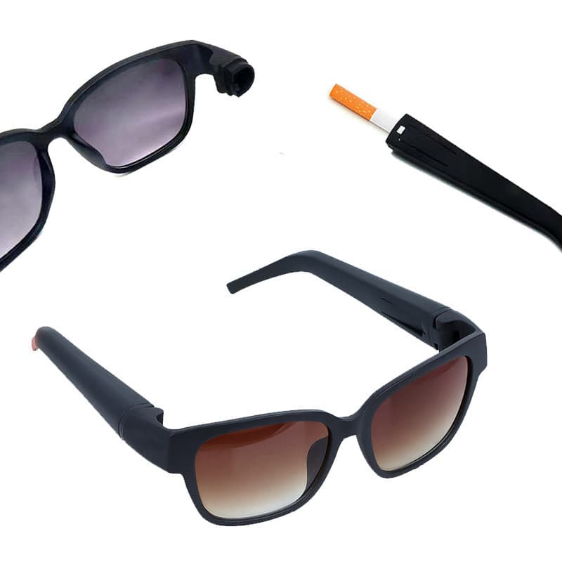 Óculos De Sol Anti-UV Com Caixa Organizadora De Armazenamento Oculta Goggle Dark Glasses Cone Collector Gift Props