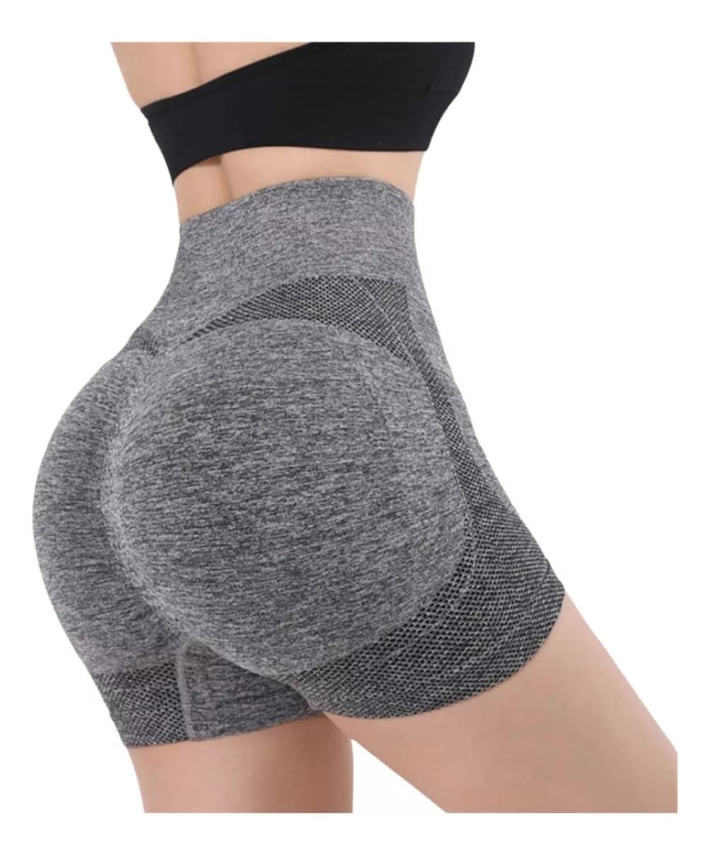 Short Feminino Empina Bumbum CINZA