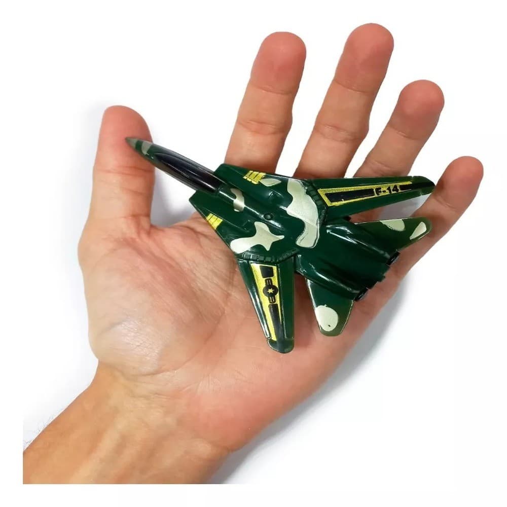 Helicoptero De Brinquedo Frota Avião Fricção Kit 6