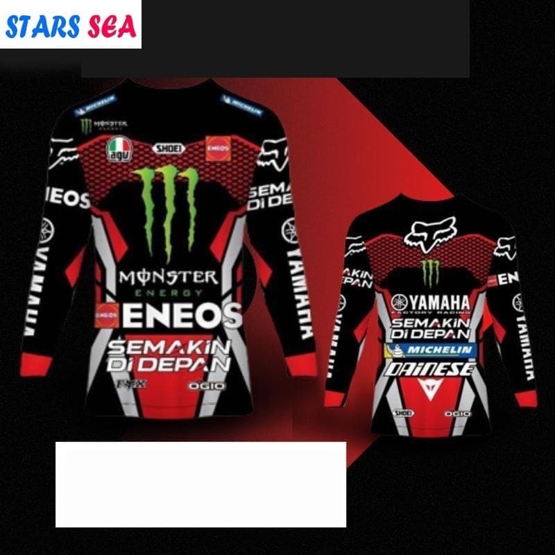 Baju YAMAHA MONSTER MOTOGP Repsol Honda ADV 160 Nova Edção Camiseta Redbull Rider Tailândia De Manga Comprida