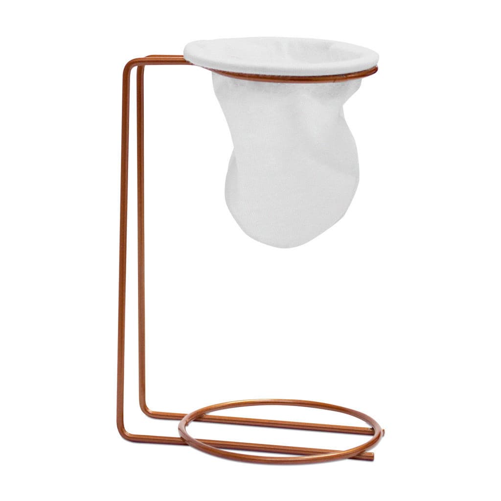 Coador com Refil De Café Passador De Pano Individual Xícaras Mesa Cobre
