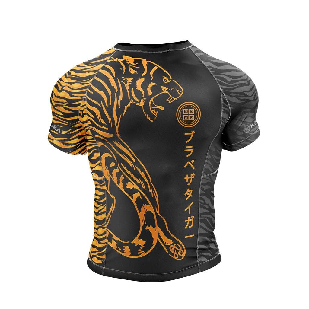 Rashguard Jiu Jitsu Luta No Gi Kimura Tigre