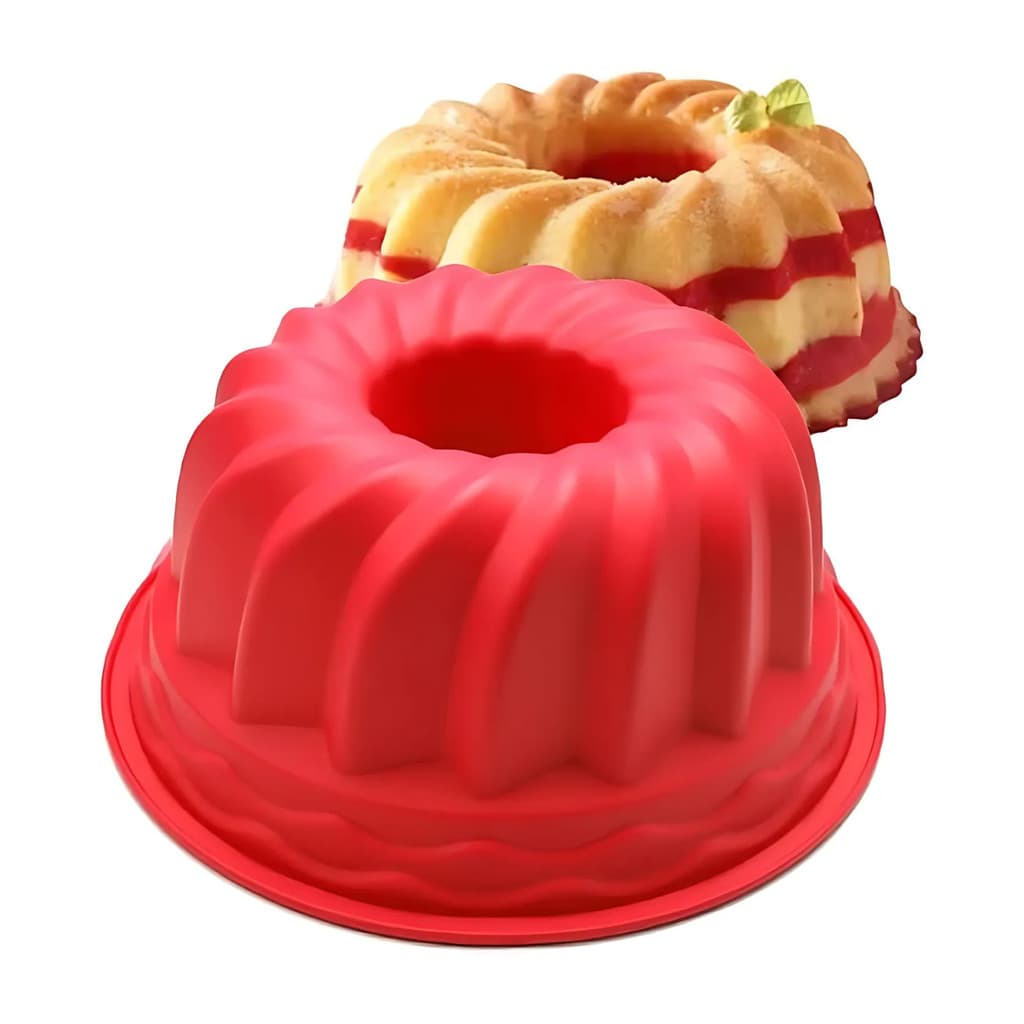 Forma de Silicone c/ Furo 23x10cm BK4538