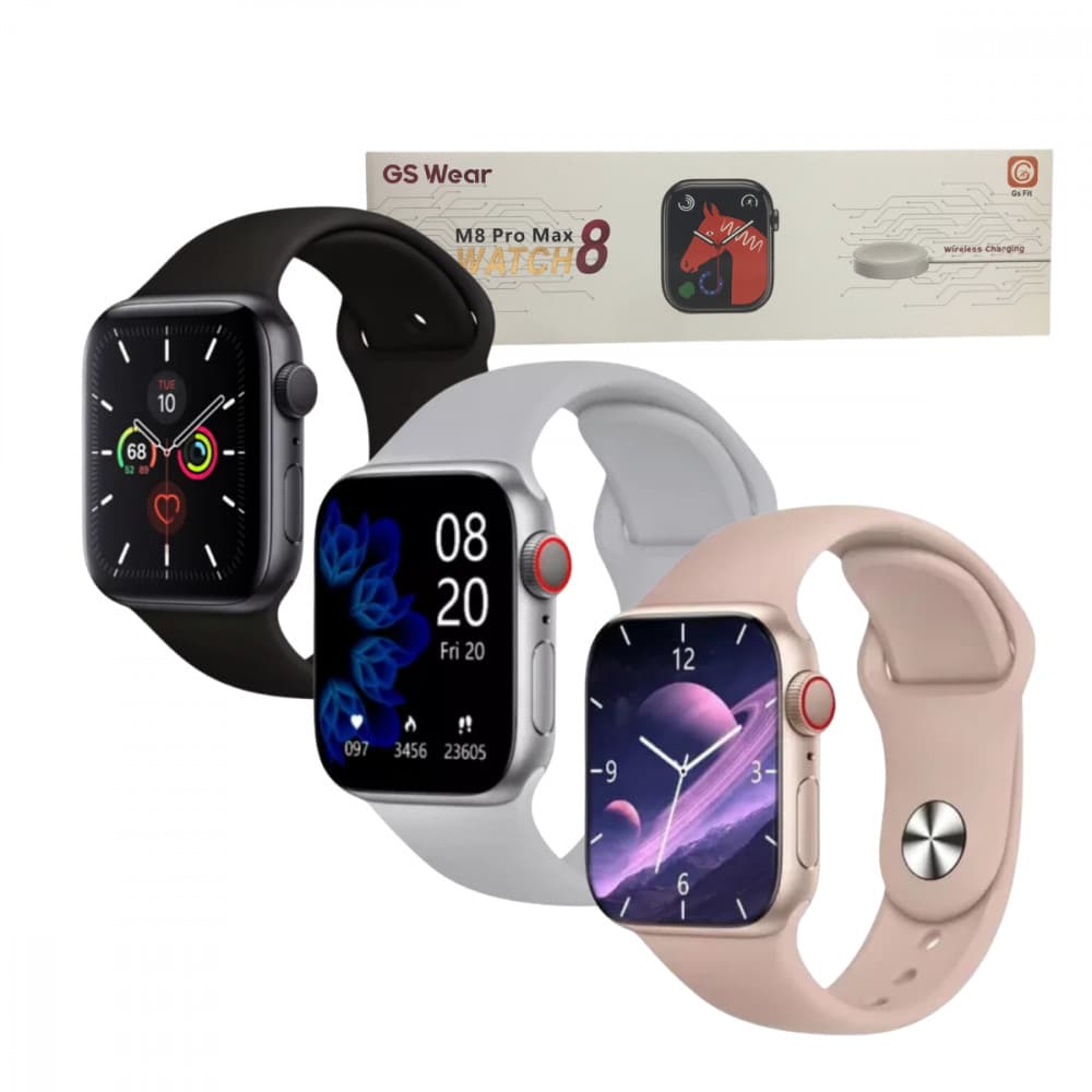 Smartwatch M8 PRO MAX 45mm - Tela Infinita Inovadora!