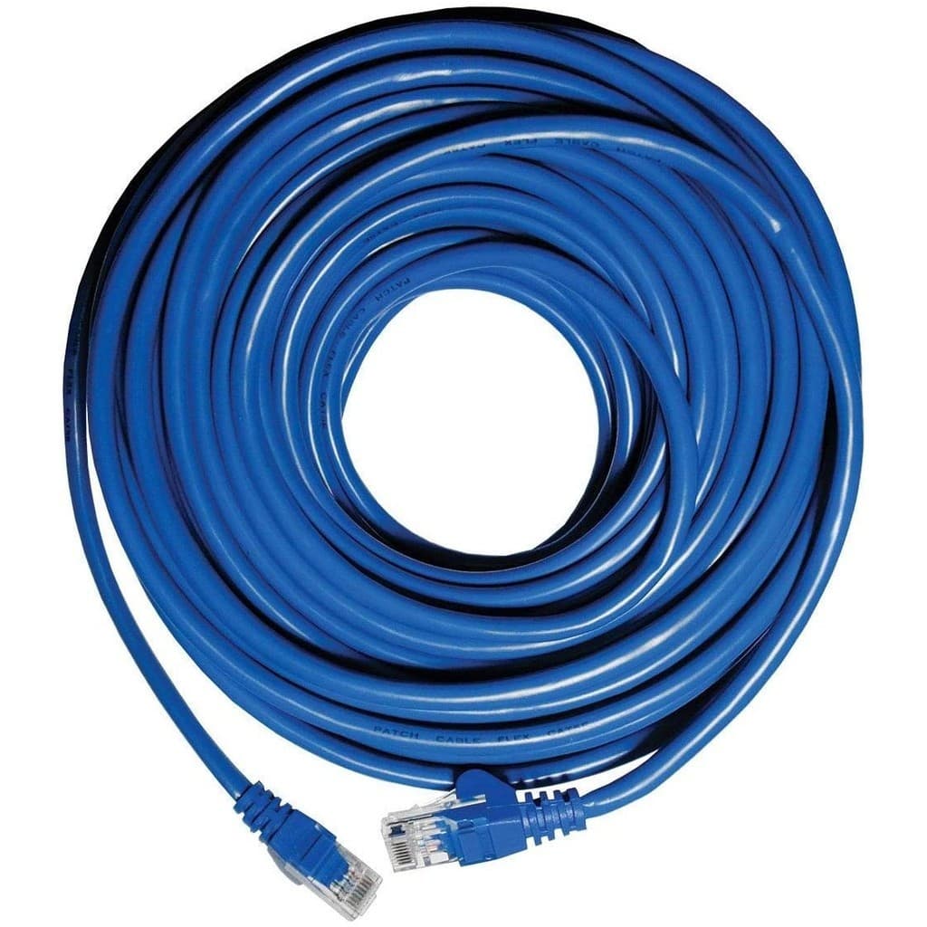 Cabo de Rede Ethernet 30 Metros Alta Velocidade Cat5e Ideal para Internet Roteador