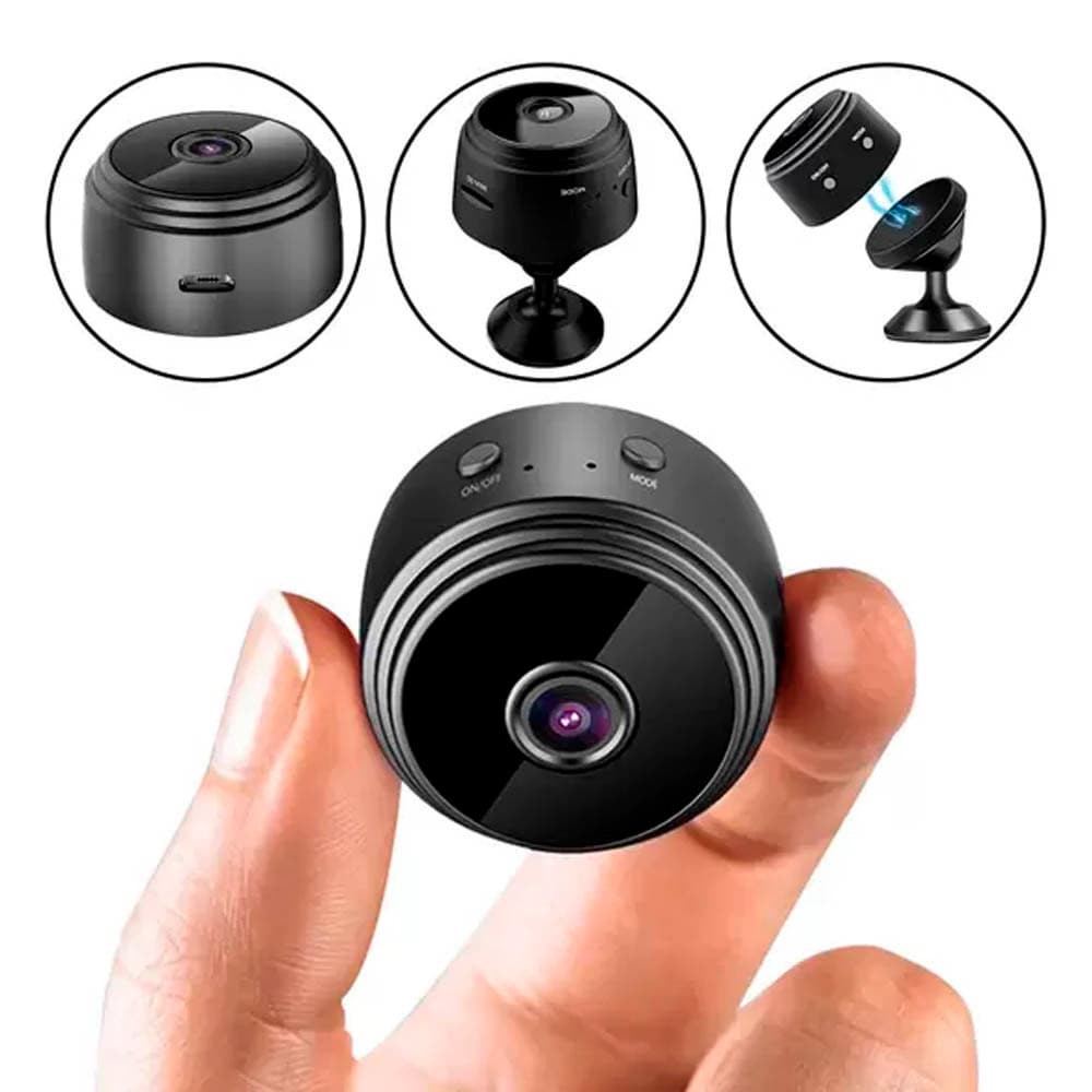 Mini Camera Monitoramento A9 Wifi de Segurança Discreta som