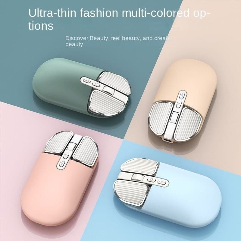 Mouse Sem Fio 2.4Ghz Bluetooth Silencioso De Computador Modo Duplo USB Óptico Tipo C Recarregável Retroiluminado Ergonôm