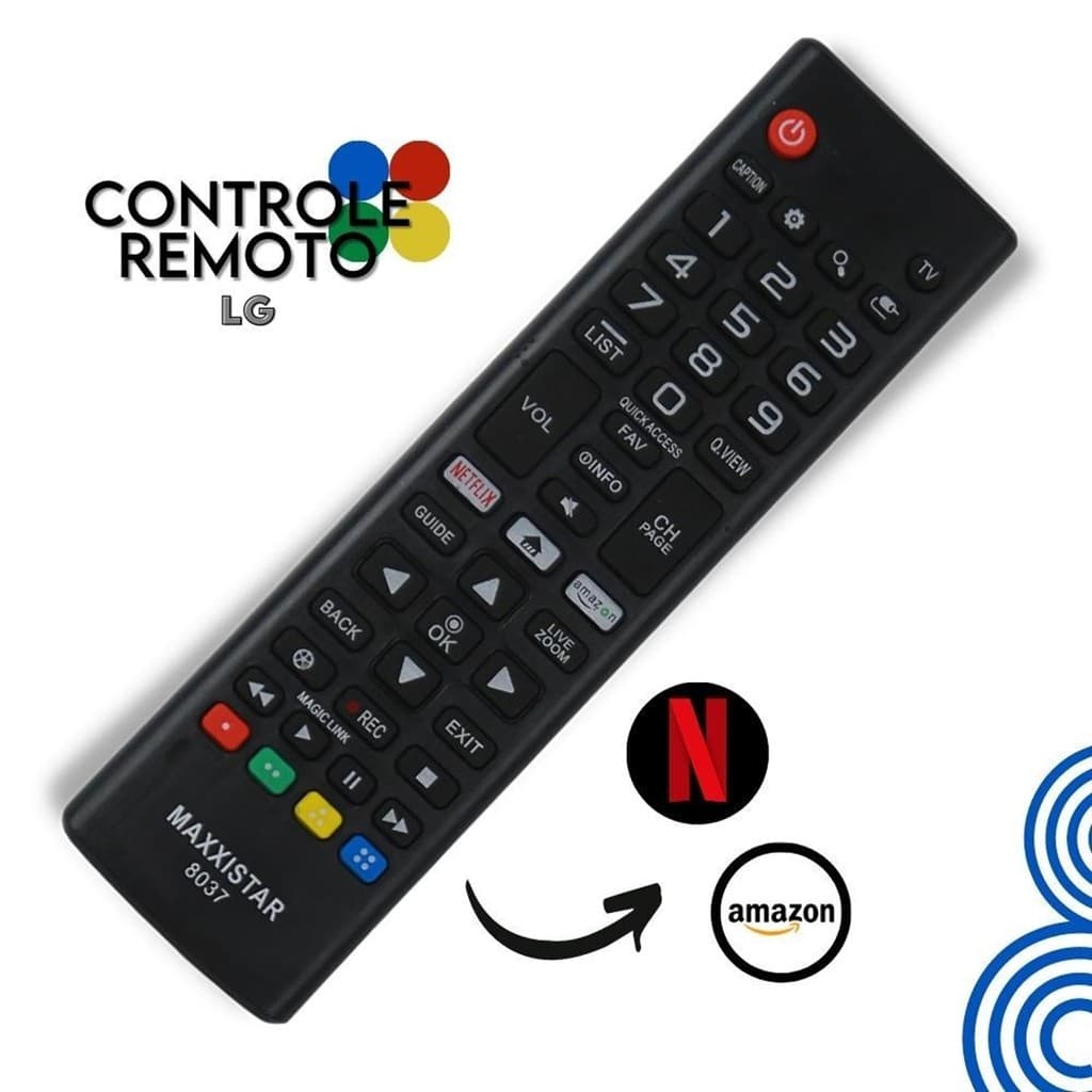 Controle Remoto Universal LG - Compatível Com Smart TV
