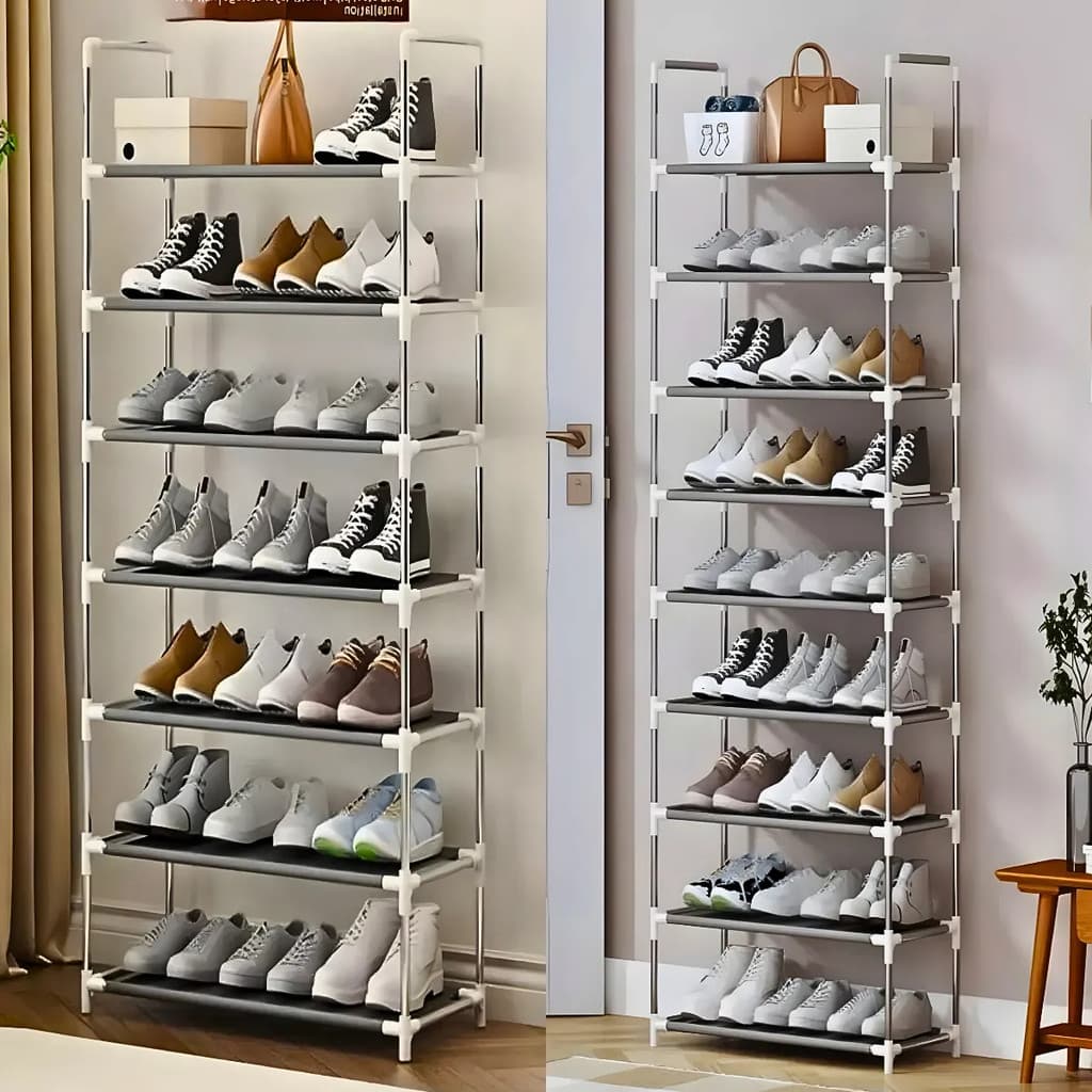 Sapateira Vertical organizador com  9 Prateleiras