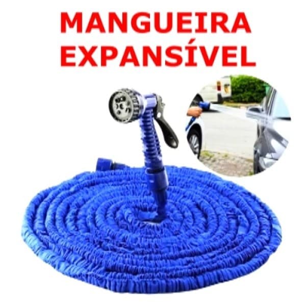Mangueira Retrátil Expansivel Flexivel Quintal 25m