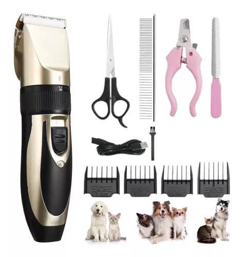 Kit Maquina de Aparar pelo +  10 Acessorios