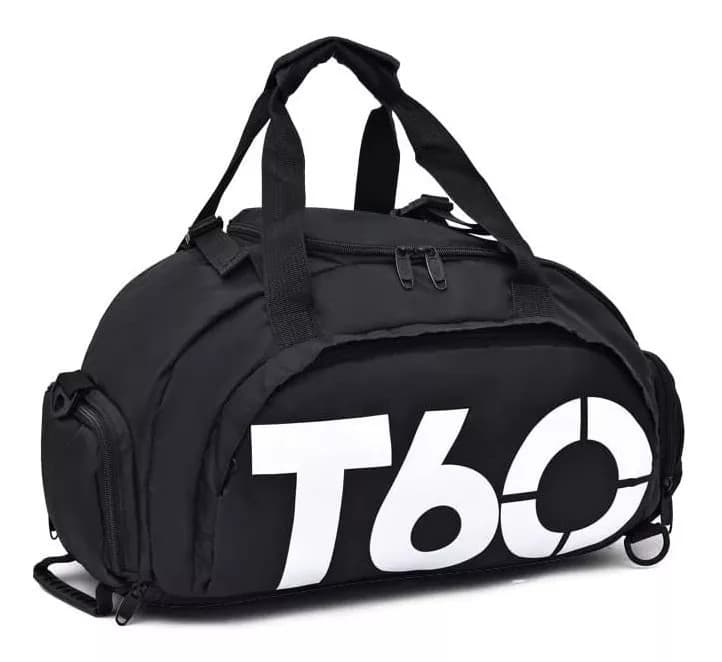 Bolsa Esportiva Multifuncional Transversal Preto T60 Mala