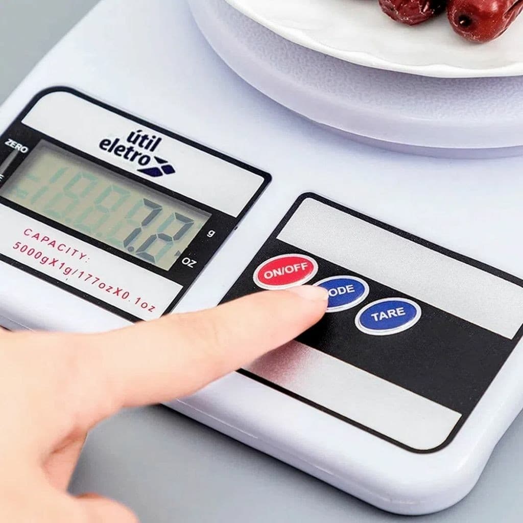 Balança Digital de Cozinha Precisão para Nutrição e Dietas