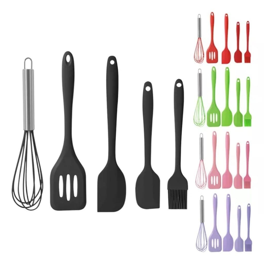KIT COZINHA de Silicone 5 Peças