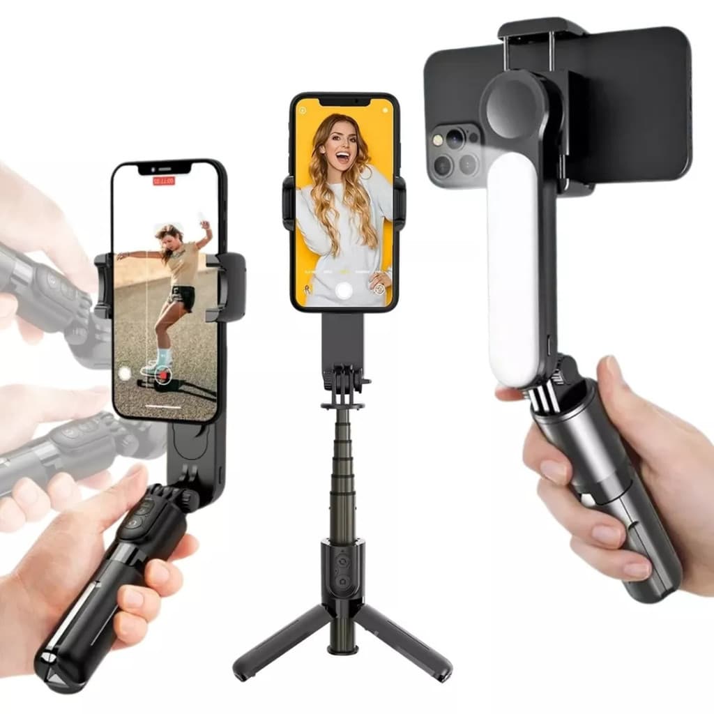 Gimbal Estabilizador de Celular – Suporte Portátil com Movimento Suave para Fotos e Vídeos Profissionais
