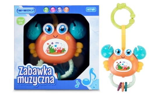 Brinquedo Musical Caranguejo Musical Infantil
