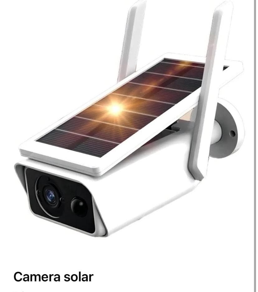 Câmera de Segurança Wi-fi Energia Solar Full HD Prova D'água