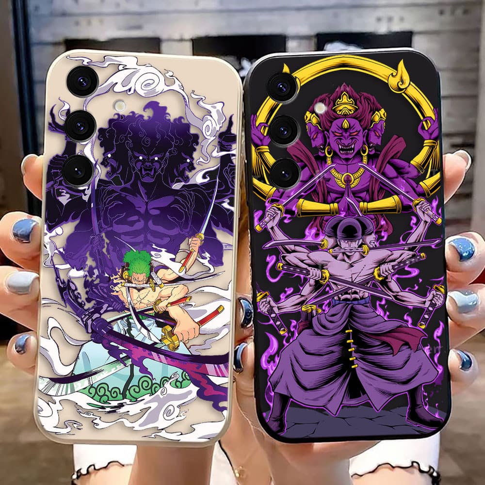 Anime One Piece GEAR 5 Luffys Zoro Capa De Telefone Com Foto Personalizada Para Samsung S25 S24 S23 S22 S21 S20 FE S10 L