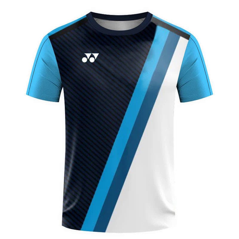 Simples Masculino Esportes Verão Correndo Fitness Harajuku Estilo Rua Manga Curta Camisa De Badminton