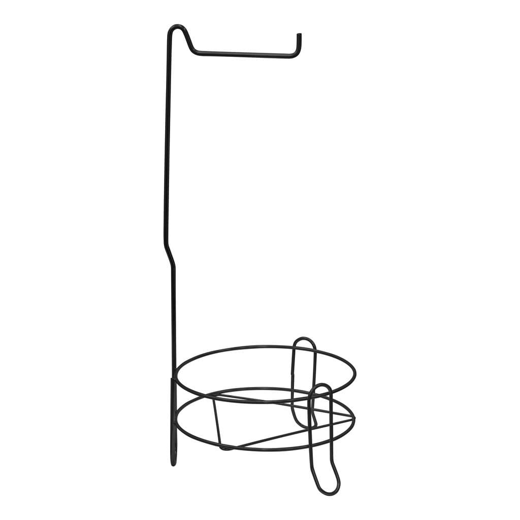 Suporte para Lixeira e Papel Higiênico Banheiro Preto