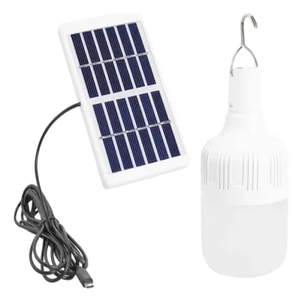 Luminária Led Portátil Recarregável Perfeita Para Camping Viagens Emergências Energia Solar