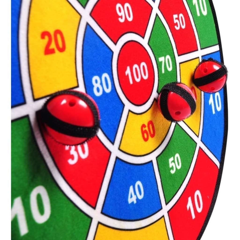 Jogo Acerte o Alvo Dardo| Infantil | Brinquedo | Velcro 34CM