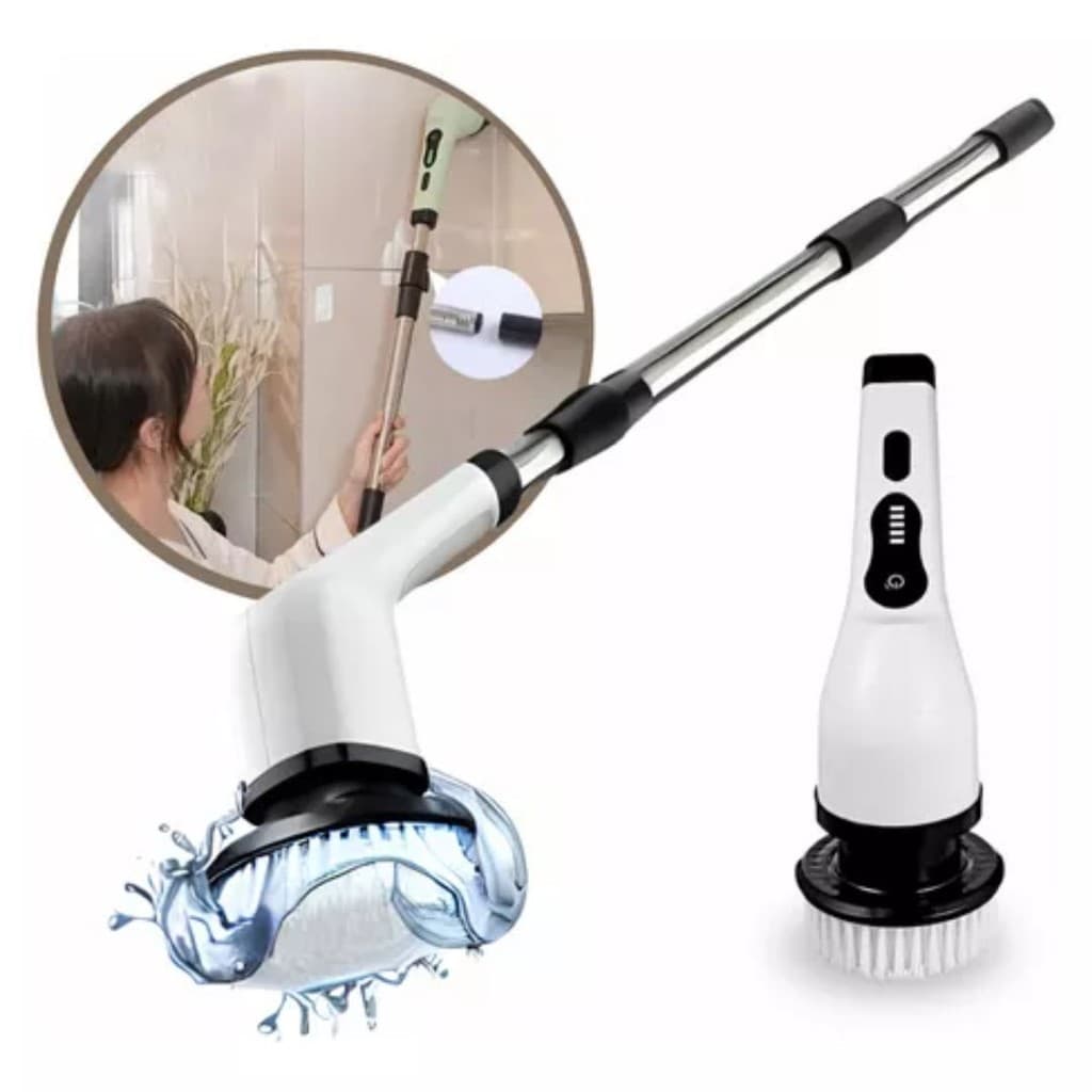 Escova de Limpeza Elétrica Limpa Tudo Banheiro, Cozinha, Fogão, vidro , janela, chão
