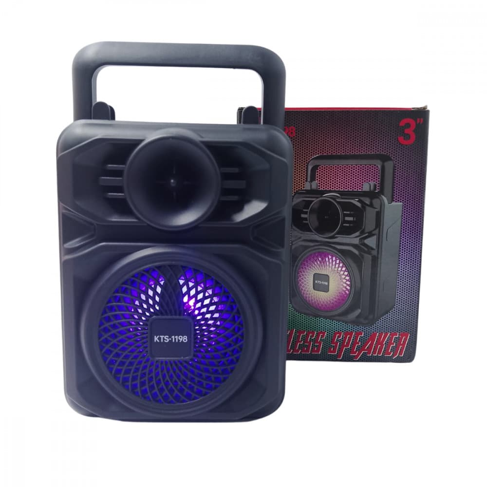 Caixinha Bluetooth LED RGB 8W - Som de Alta Qualidade