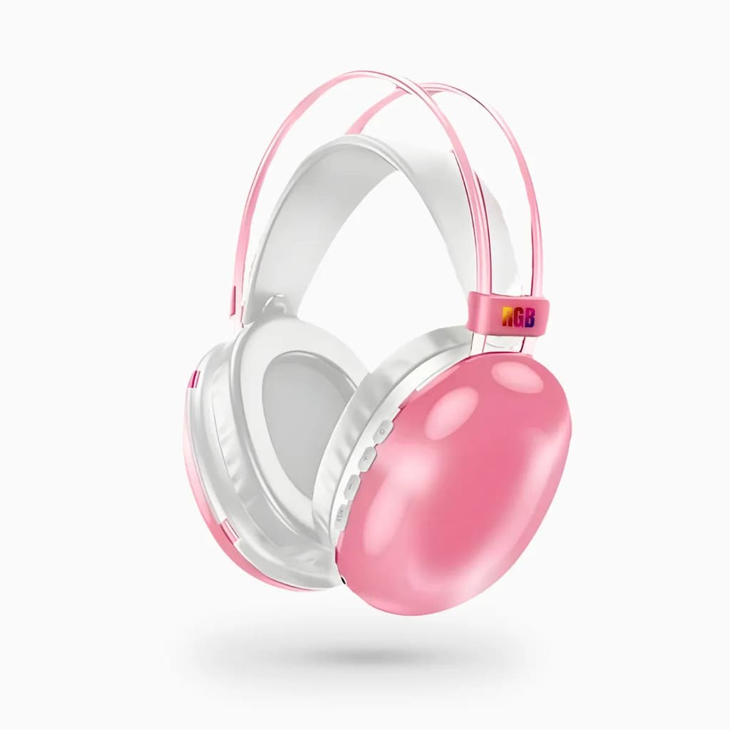 Fone De Ouvido Sem Fio Bluetooth V5.3 Com LED