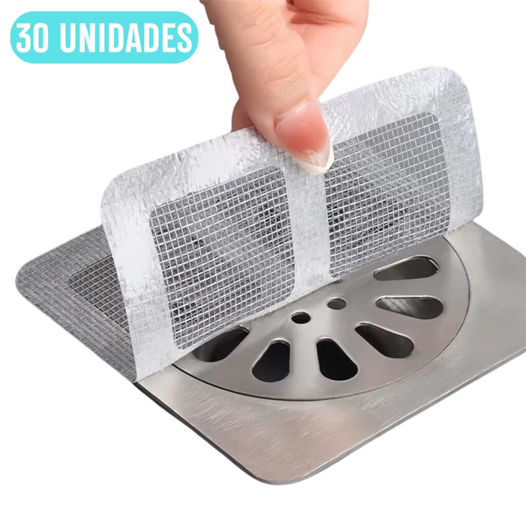 KIT de telas - Protetoras para Ralos com Adesivo Descartável